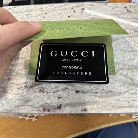 gucci fake consul|gucci authenticity card.